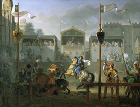 A  Tournament in the XIVth century'
