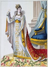 Cermonial robes worn by Josephine at the coronation of Napoleon