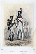 Boy soldier and Grenadier of the 3rd regiment