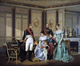 Empress Josephine Receiving Emperor Alexander and his Children at Malmaison