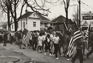 Civil Rights march from Selma to Montgomery, 1965