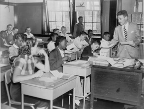 Integrated High School USA circa 1957
