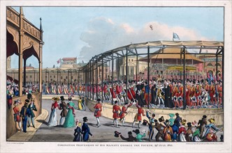 Coronation procession of George IV