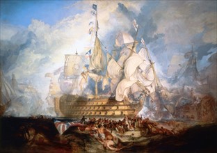 Trafalgar': painting by James Mallord William Turner