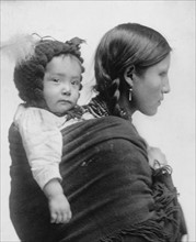 Native American woman from the Plains region
