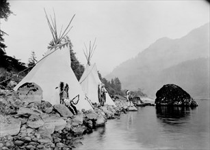 Three Native American men