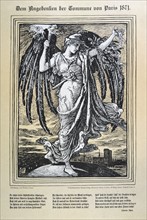 Allegorical representation of the Angel of the Paris Commune