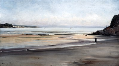Douarnenez:  Brittany' - Tide Coming In - Sunday Morning'