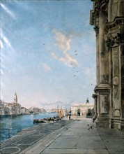 Venice - View from the Peristyle of La Salute'