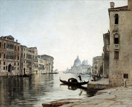 Venice - Gondola on the Grand Canal'