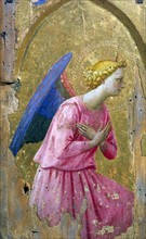 Angel in Adoration' painting on wood