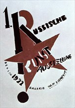 Design by Lazar Lissitzky for the cover