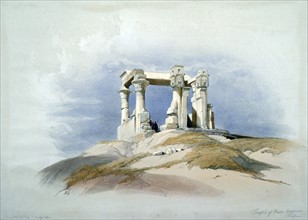 Temple of Wady Kardassy, Nubia',  Watercolour