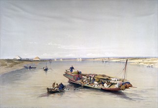 The Nile, Basra and Dendera', Watercolour