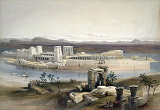 General View of the Island of Philae, Nubia'  November 1838