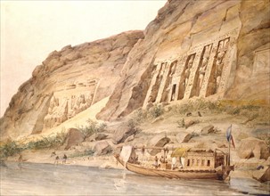 Abu Simbel viewed from the Nile