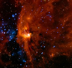 RCW 108 is a region where stars are actively forming within the Milky Way galaxy