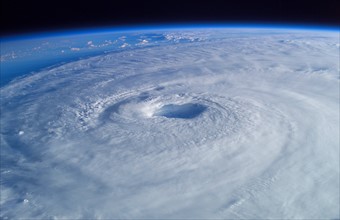 Hurricane Isabel Over the Atlantic Ocean