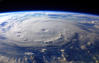 Hurricane Felix Over the Caribbean Sea