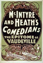 McIntyre and Heath's Comedians the epitome of vaudeville