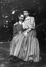 Young French married couple