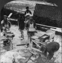 Russian Brick makers circa 1905