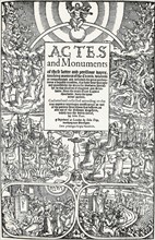 Title page of John Foxe's Book of Martyrs