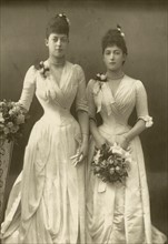Daughters of Edward VII of Great Britain pictured c1890