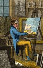 The Painter at his easel