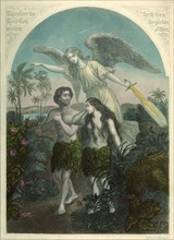 Adam and Eve being driven from the Garden of Eden