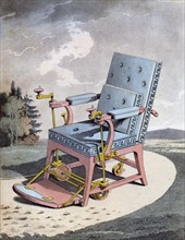 Mechanical invalid's chair, c1810