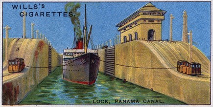 Lock on the Panama Canal.