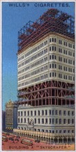 Construction of a skyscraper, USA
