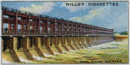Vaal River Barrage, South Africa, completed 1922.
