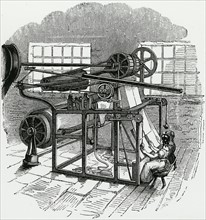 Foudrinier's machine for cutting paper into sheets