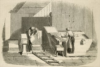 Making paper by hand