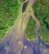 The western-most part of the Ganges Delta