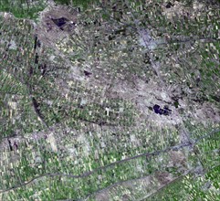 Satellite view of Jizzax Province, China