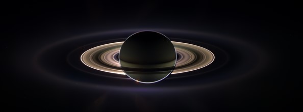 Saturn and its rings Cassini