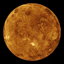 View of Venus planet