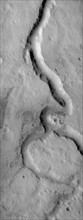 Scamander Vallis on Mars