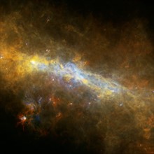 The galaxy viewd by the Herschel Space Observatory