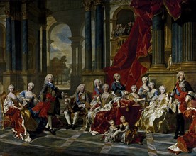 Van Loo, La Famille de Philippe V