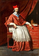 Portrait of Armand Jean du Plessis de Richelieu.