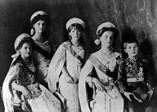 Photograph of the Romanov Children from the Russian Royal family.