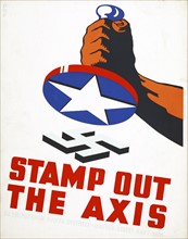 American WWII poster "Stamp out the Axis".