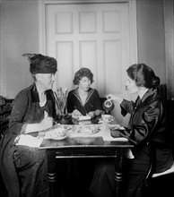 Suffragist Alice Paul at lunch.