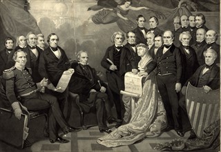President -elect Lincoln and President James Buchanan 1861