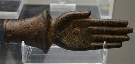 Bronze Incense-burner in the form of a human hand 400 B.C.