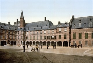 Binnenhof (inner court), Hague, Holland, between 1890 - 1900.
